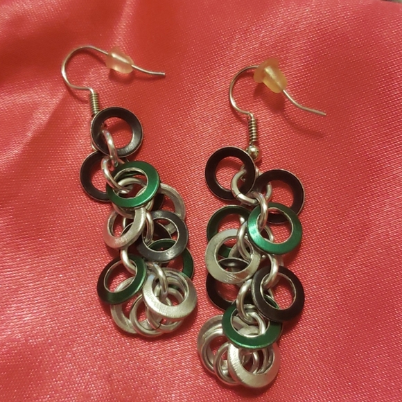 Ring Cluster Earring Set - Picture 3 of 4